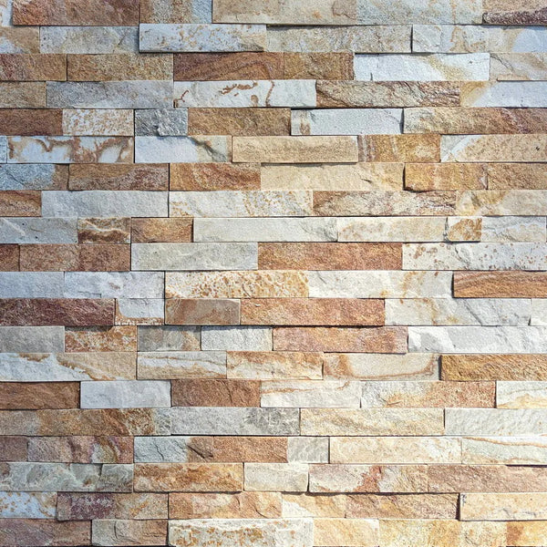 autumn sparkle split face tiles