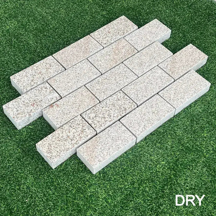 Sawn Granite Setts Yellow Gold Edging Stone 200x100x50mm – Paving Slabs IE
