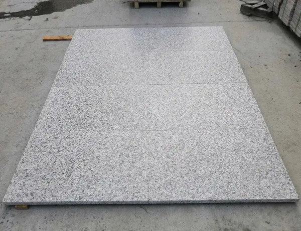 maple red granite paving