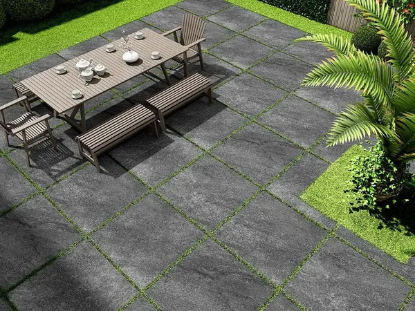 hammerstone nero porcelain paving