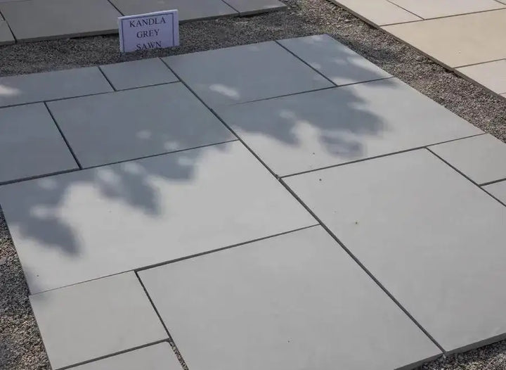 smooth sandstone paving sawn honed grey